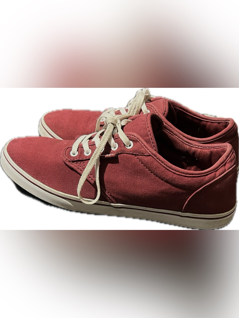 Burgundy Vans Atwood low-top canvas sneakers - women’s 8.5